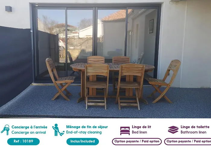 En Plein Centre, Jolie Maison Pour 6 Avec Jardin Beauvoir-sur-Mer